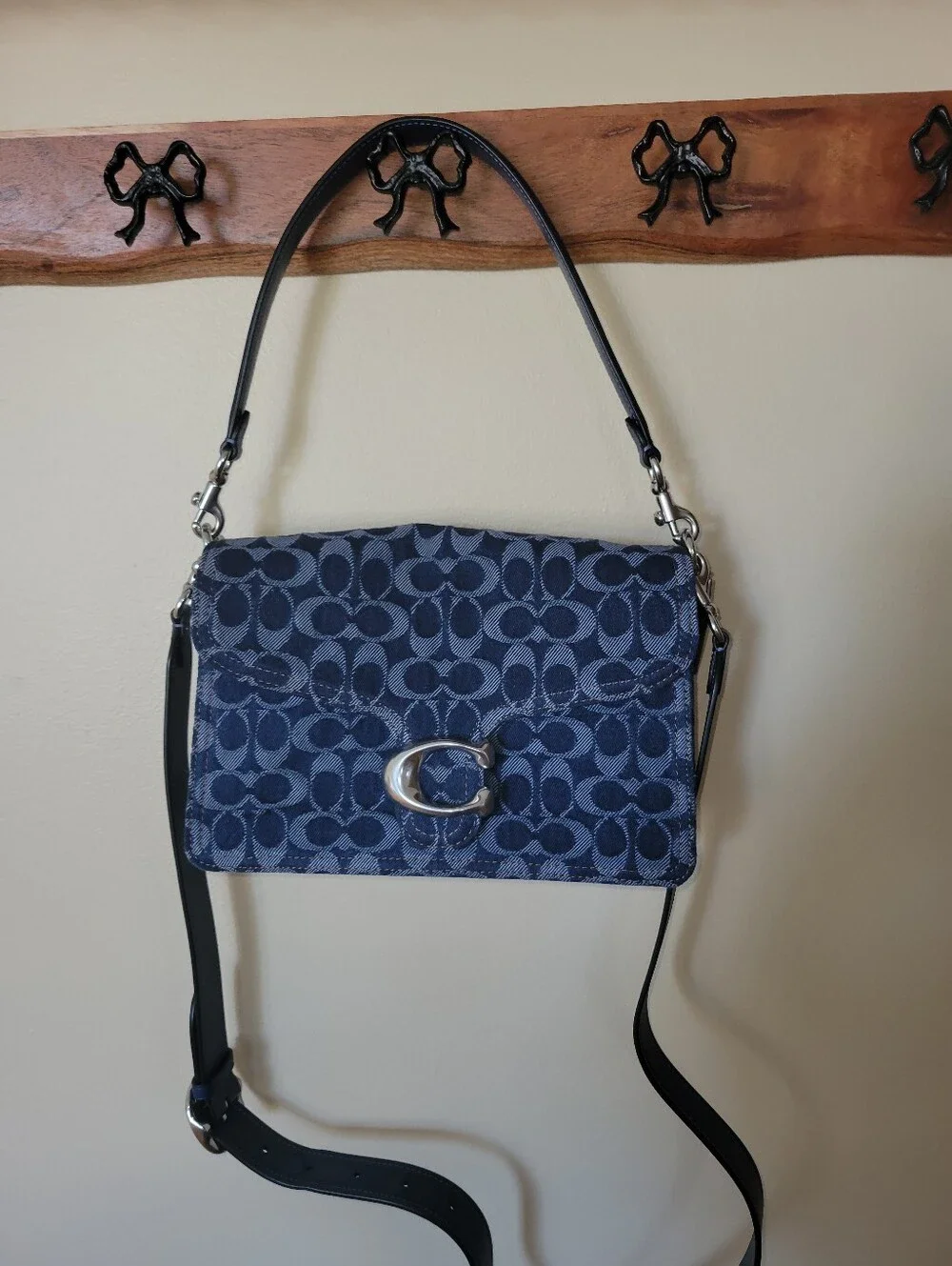 *NWT* Coach Denim Tabby Shoulder Bag - Picture 4 of 7